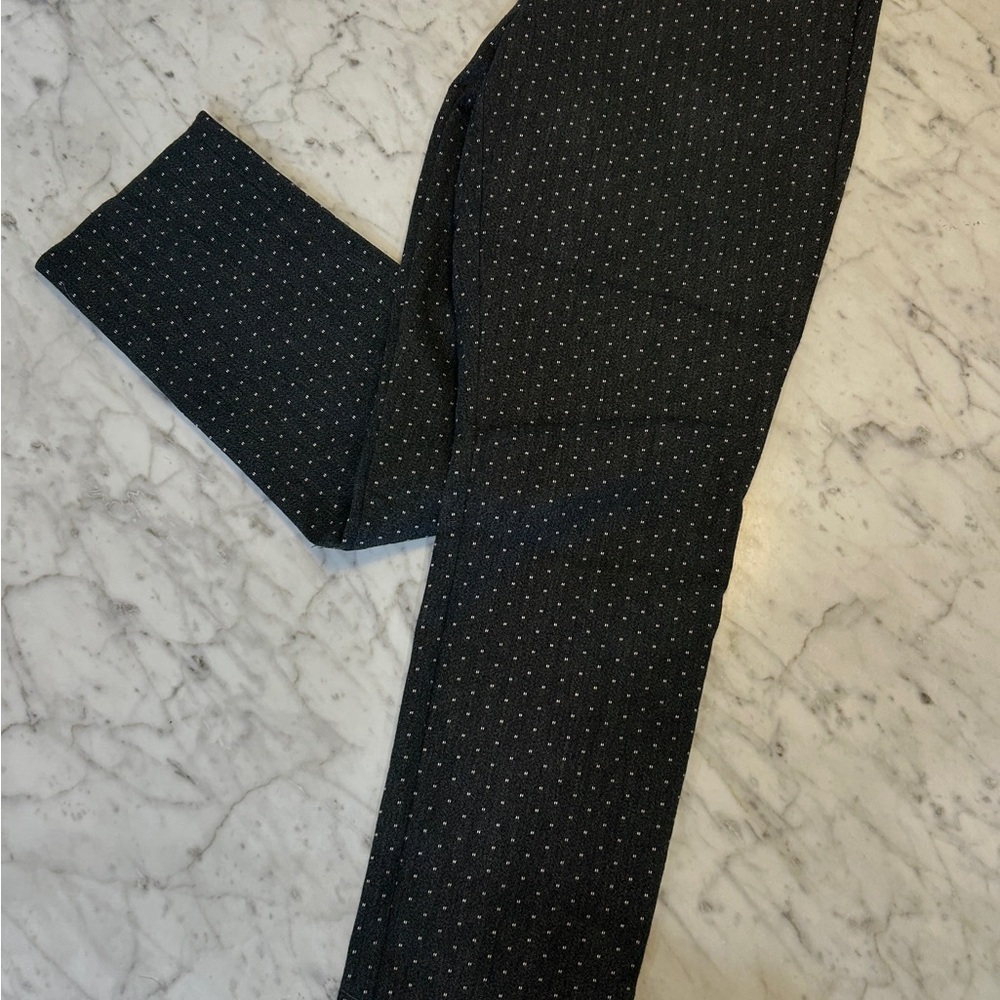 Women's Black Pin Dot Skinny Pants